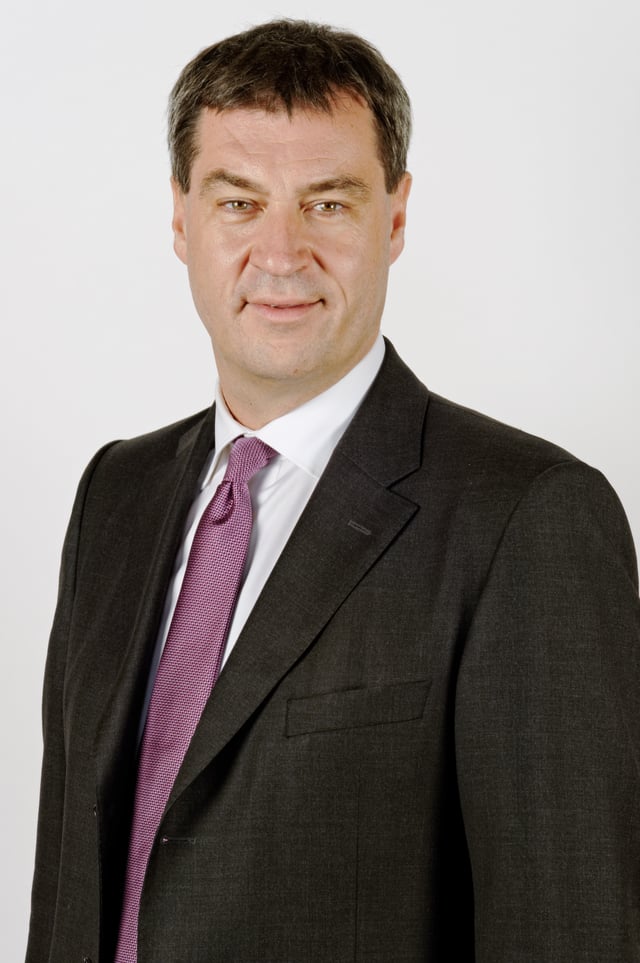 Current Minister-President of Bavaria Markus Söder
