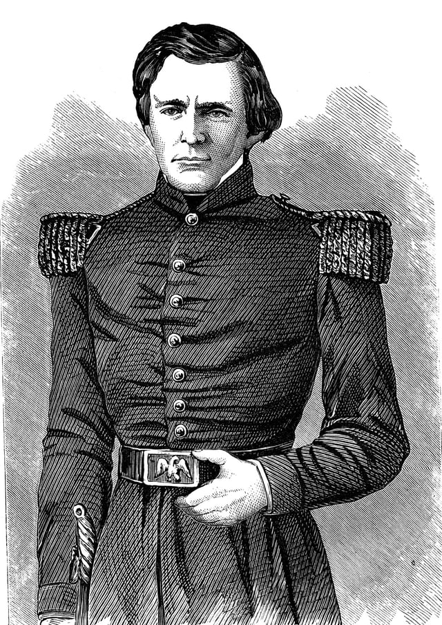 Second lieutenant Ulysses S. Grant, one of the many officers in the U.S. Army in the Mexican–American War to serve in the American Civil War