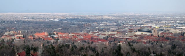 The CU Boulder campus