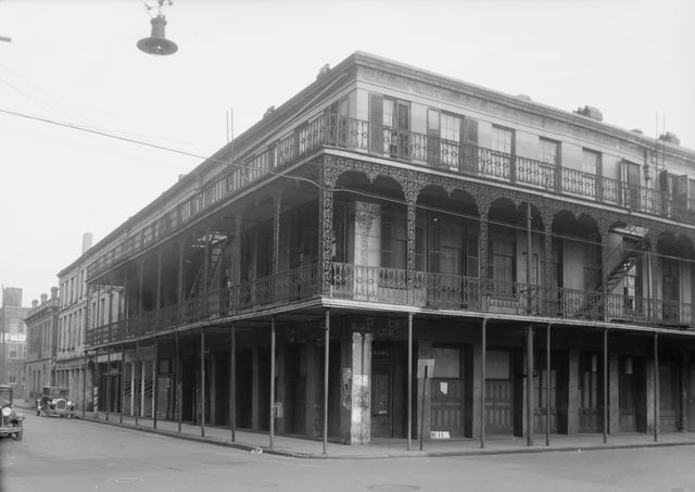 HABS photo of the Southern Hotel on Water Street, completed in 1837. (destroyed during urban renewal)