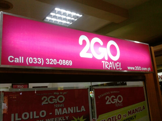 2GO Travel kiosk in an Iloilo City mall