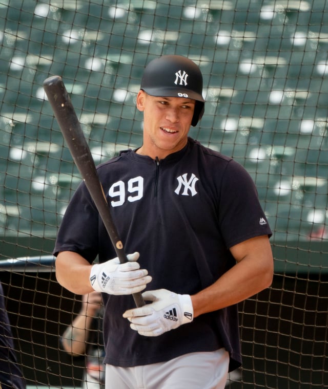 Yankees outfielder Aaron Judge quickly became the new face of the team.