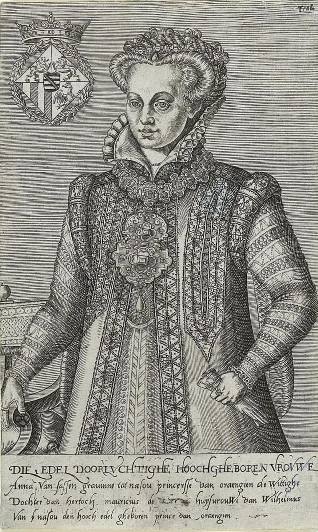 Anna of Saxony, second wife of William the Silent