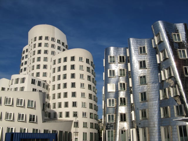 The Neuer Zollhof at Medienhafen