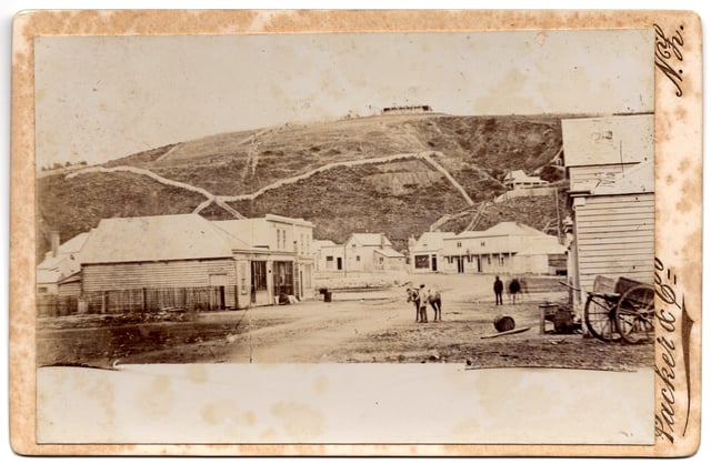 Hastings Street, Napier, 1862