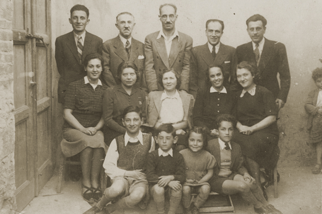 Portrait of a Jewish family in Kavajë. During the Holocaust, predominantly Muslim Albanians saved almost 2000 Jews from deportation to the concentration camps during World War II.