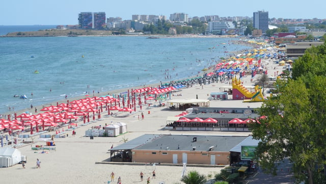 Mamaia, view towards Constanța