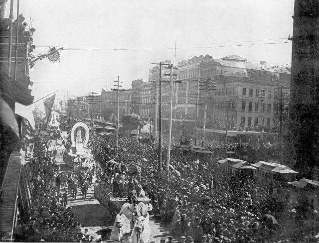 New Orleans Mardi Gras in the early 1890s.