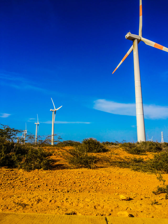 Jepírachi wind farm in the Guajira Peninsula.