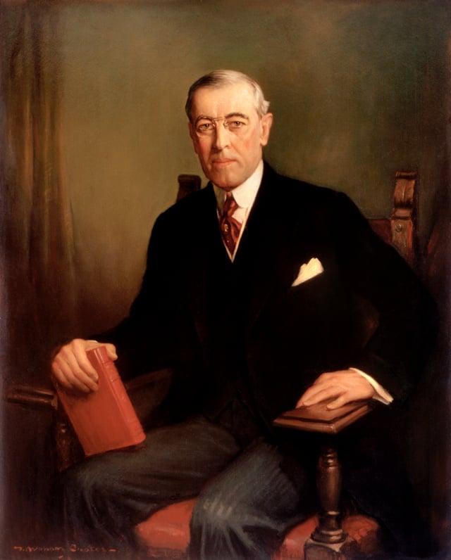 Official presidential portrait of Woodrow Wilson (1913)