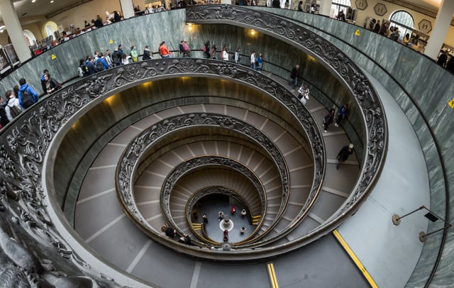 The Vatican Museums is the 4th most visited art museum in the world.