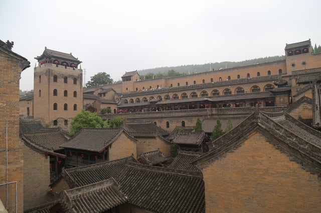 The House of the Huangcheng Chancellor, a 10-hectare walled estate on Phoenix Hill in southeastern Shanxi, China.