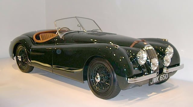 The 1948 XK120 was a breakthrough both for Jaguar and post-WWII sports cars