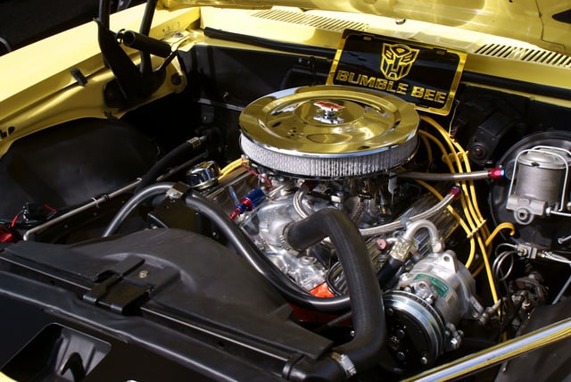 350 cu in (5.7 L) engine installed in a 1968 Camaro SS
