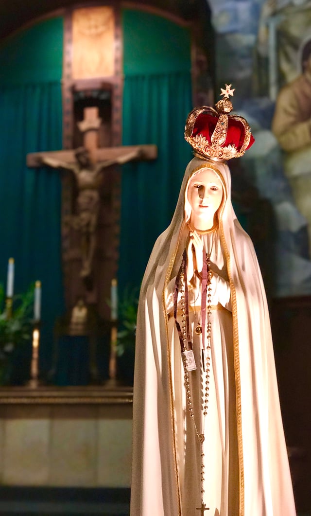 The International Pilgrim image of Our Lady of Fátima has traveled the world since the 1950s.