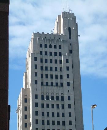 PNC Bank Building, formerly the Ohio Bank Building. Built in 1932, it is the 3rd tallest in Toledo.