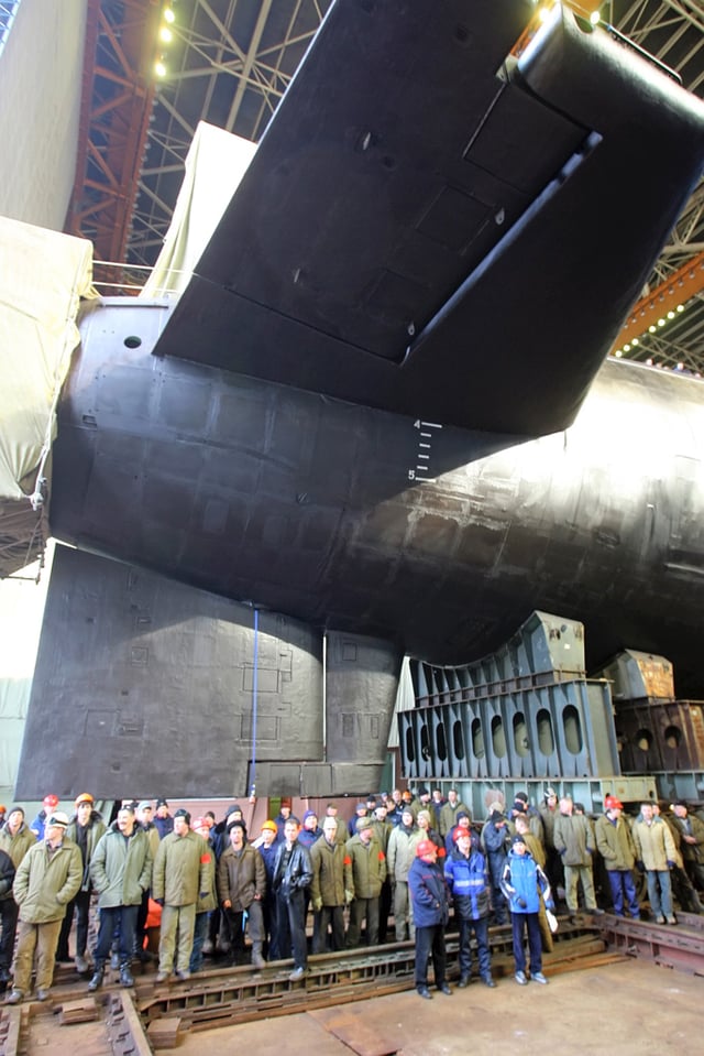 The launching of Yury Dolgorukiy