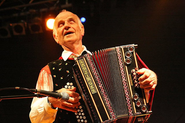 Folk musician Lojze Slak