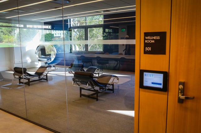 Wellness Room sleep pods: part of a program created by the ASUC, UC Berkeley's official student association