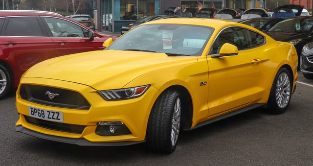 Sixth generation Ford Mustang GT (export model)
