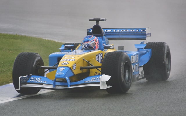 Button at the 2002 British Grand Prix