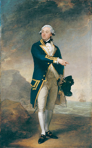 The 1785 portrait by Gilbert Stuart.
