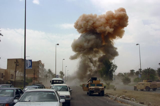 Car bombings are a frequently used tactic by insurgents in Iraq.