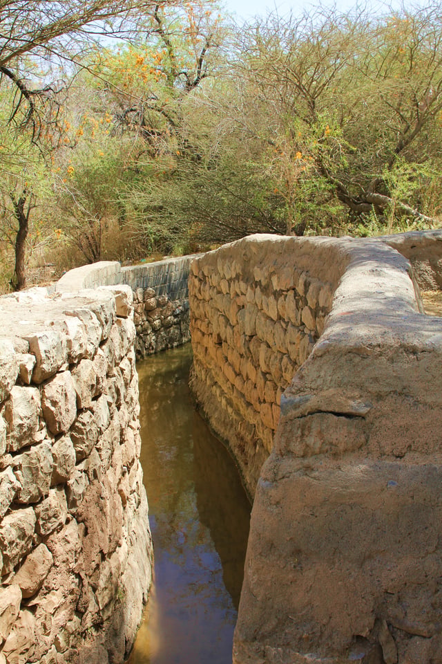 The Aflaj Irrigation Systems of Oman are ancient water channels from A.D. 500.