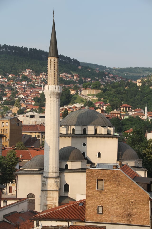 Gazi Husrev-beg Mosque in Sarajevo dating from 1531