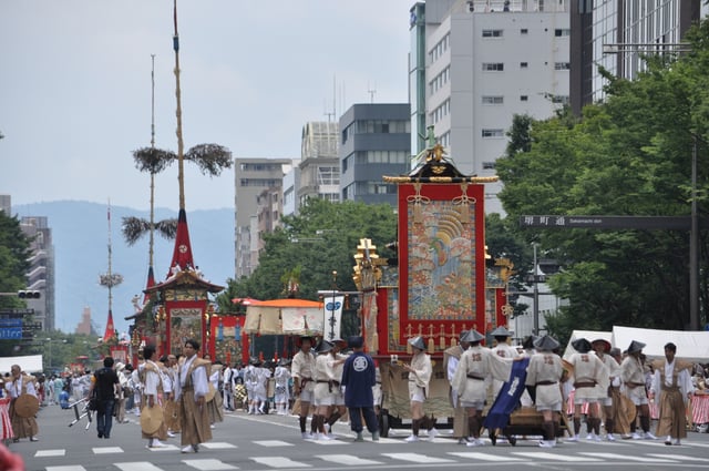 Gion Matsuri is the annual festival held in Kyoto