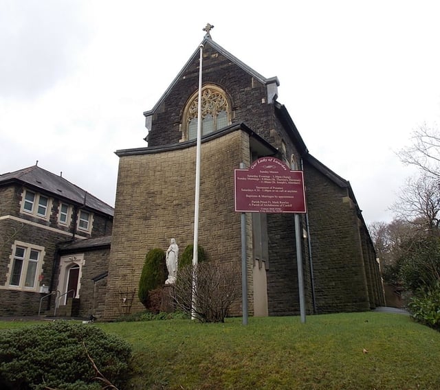 The Roman Catholic church of Our Lady of Lourdes