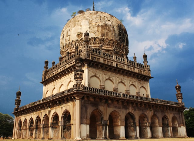 The Qutb Shahi Tombs at Ibrahim Bagh are the tombs of the seven Qutb Shahi rulers.