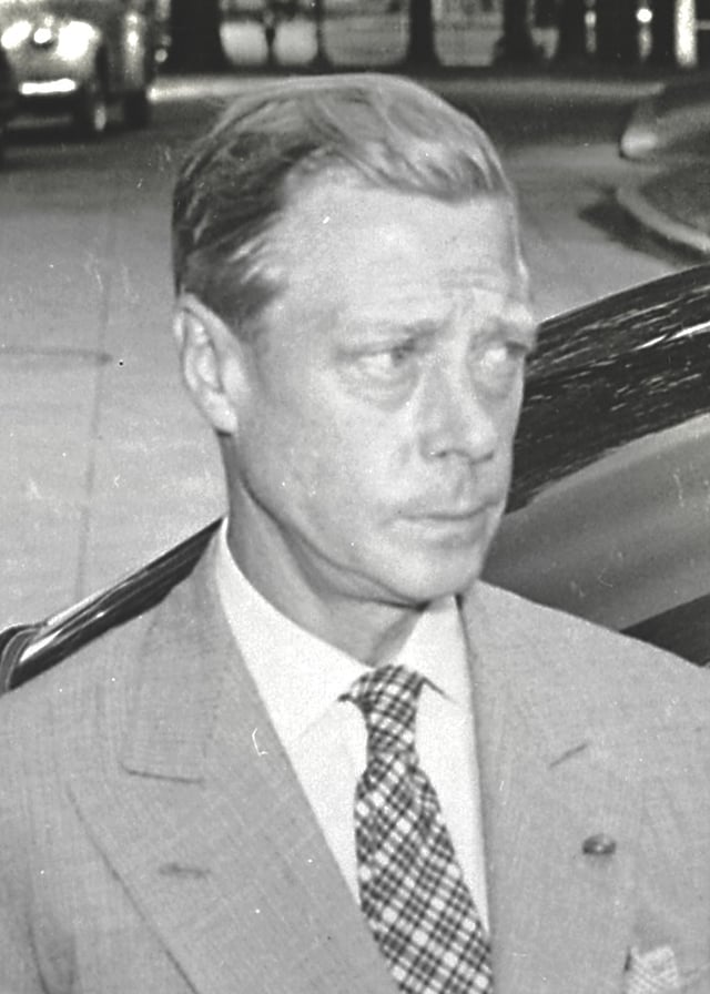 The Duke of Windsor (briefly King Edward VIII) and Governor of the Bahamas from 1940 to 1945