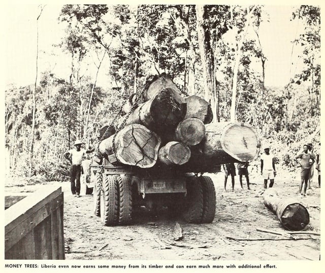 Loggers and logging truck, early 1960s