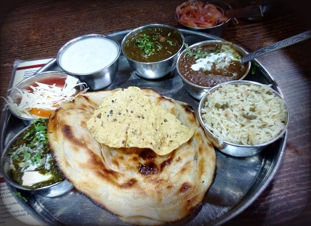 Vegetarian Punjabi Thaali