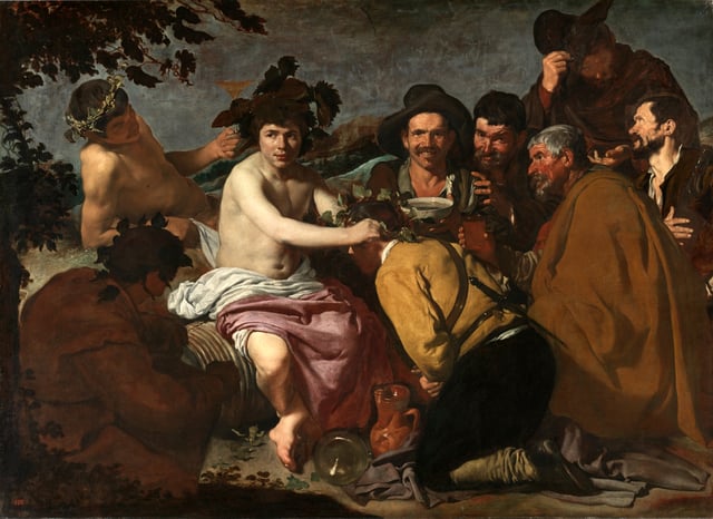 El Triunfo de Baco or Los Borrachos 1629 (English: The Triumph of Bacchus/The Drunks)