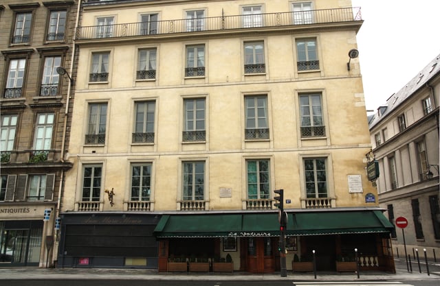 House in Paris where Voltaire died