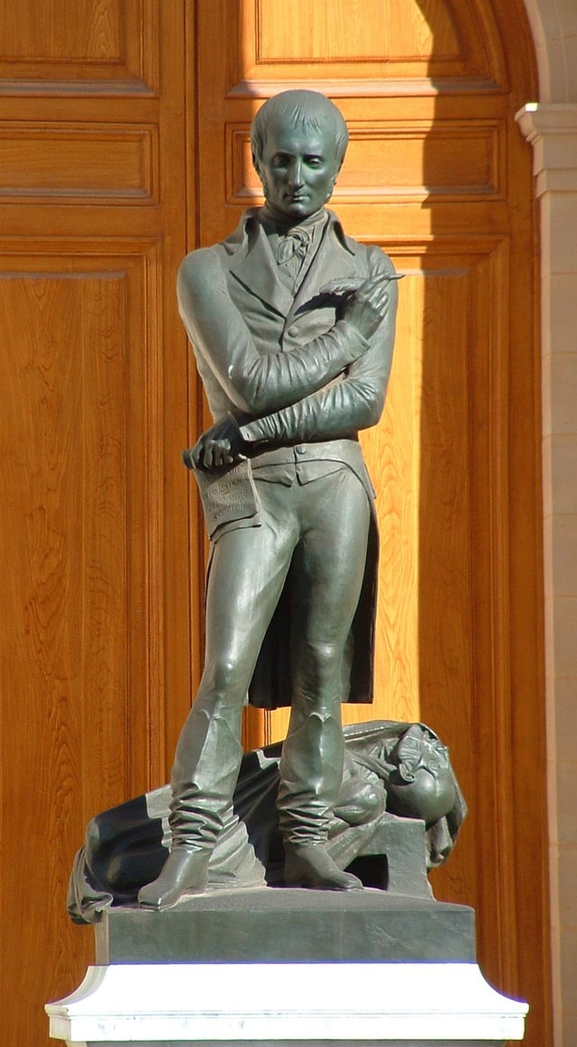 The statue of Bichat by David D'Angers
