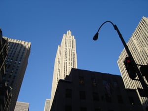 30 Rockefeller Center, also known as the GE Building, is the world headquarters of NBC.
