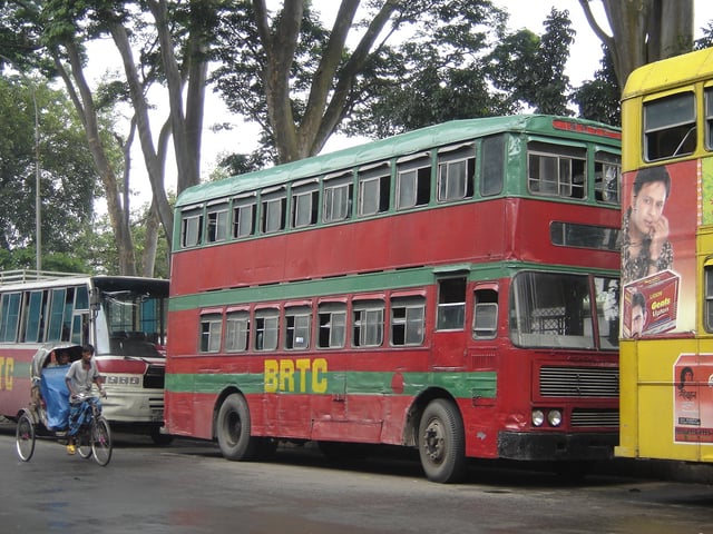 Double-decker bus of BRTC
