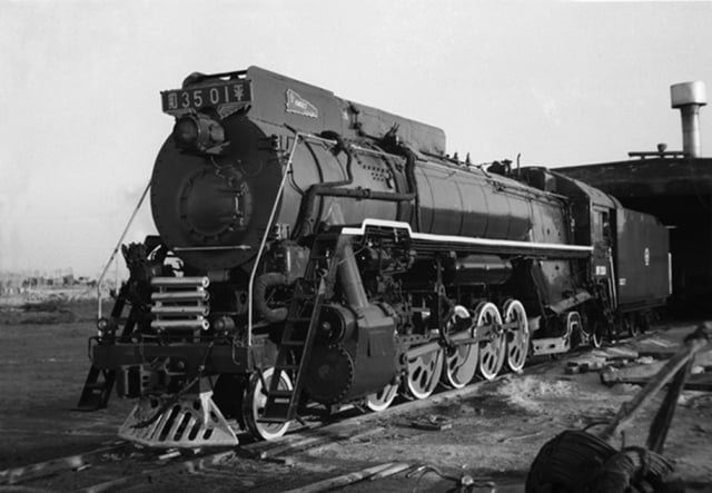 The first QJ class locomotive