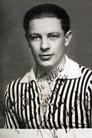 Iuliu Baratky, a true landmark in the club's history, nicknamed "The Blonde Wonder of Giulești".