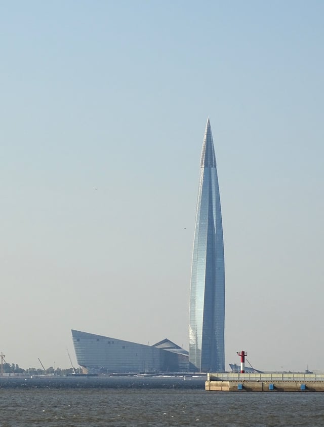Lakhta Center, the tallest building in Europe
