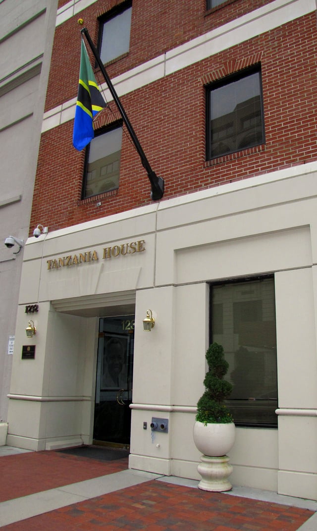 Tanzanian Embassy in West End, Washington, D.C., USA