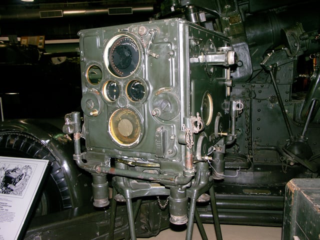 A No.1 Mark III Predictor that was used with the QF 3.7-inch AA gun