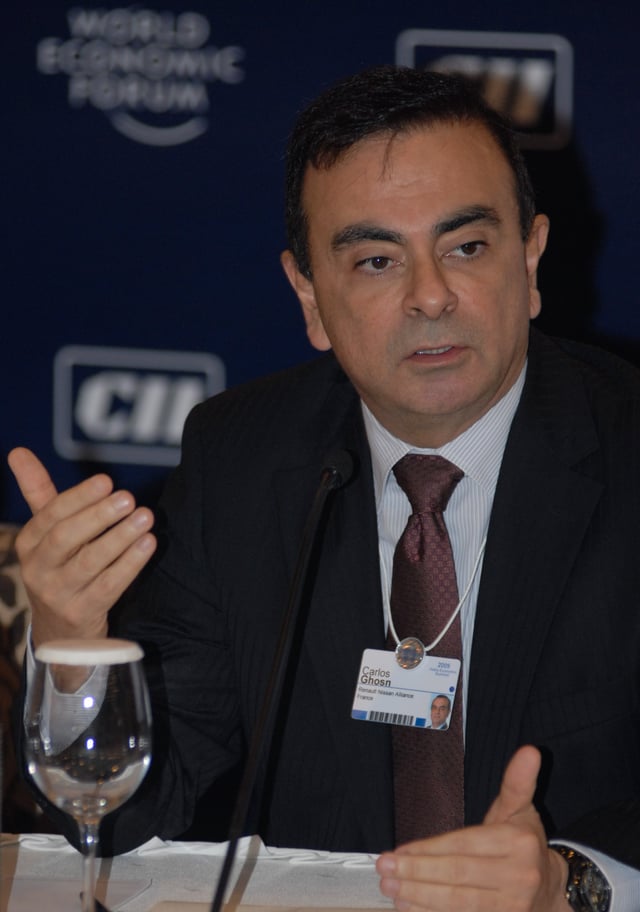 Carlos Ghosn, the chairman and CEO of Renault, Nissan, Renault-Nissan Alliance and the Chairman of AvtoVAZ