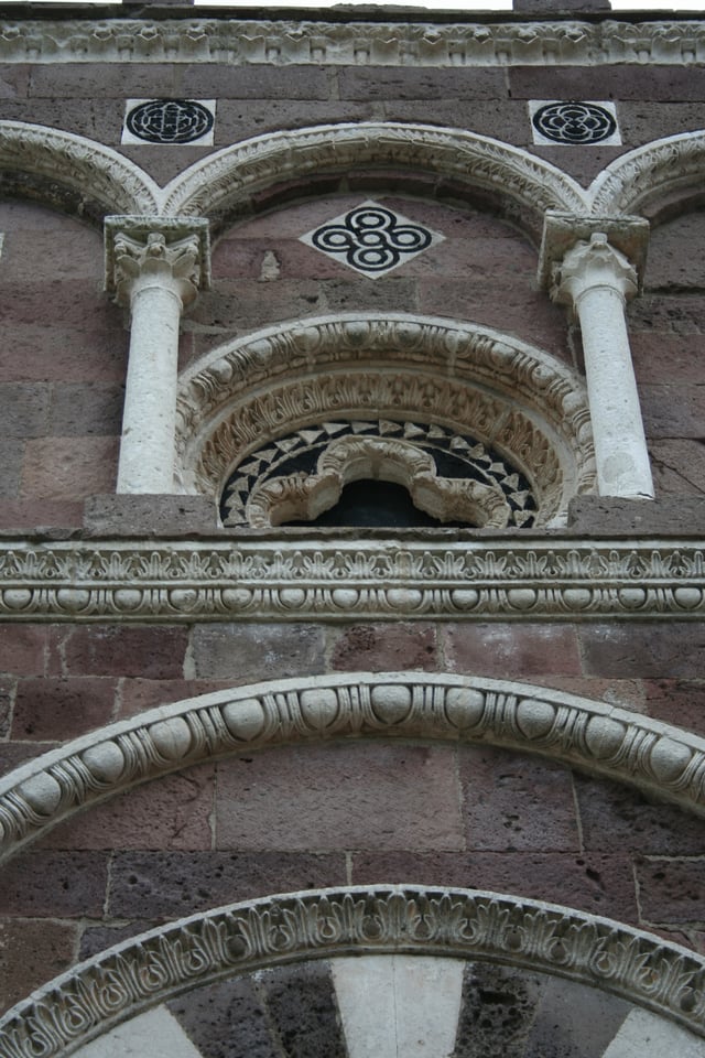 Facade of Nostra Signora di Tergu (SS)