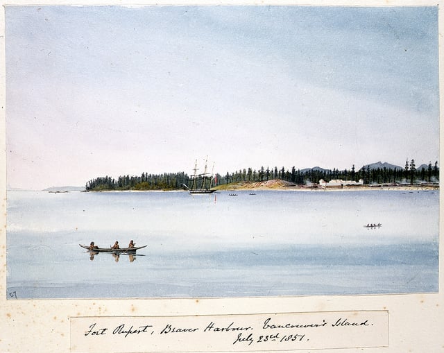 Fort Rupert, Vancouver Island, 1851