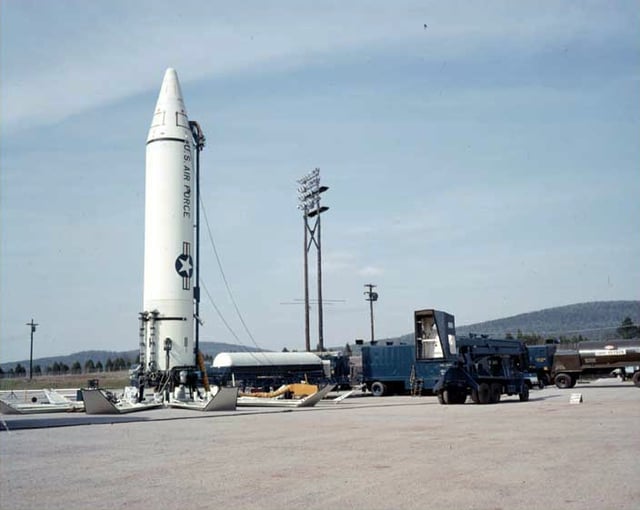 More than 100 US-built missiles having the capability to strike Moscow with nuclear warheads were deployed in Italy and Turkey in 1961.