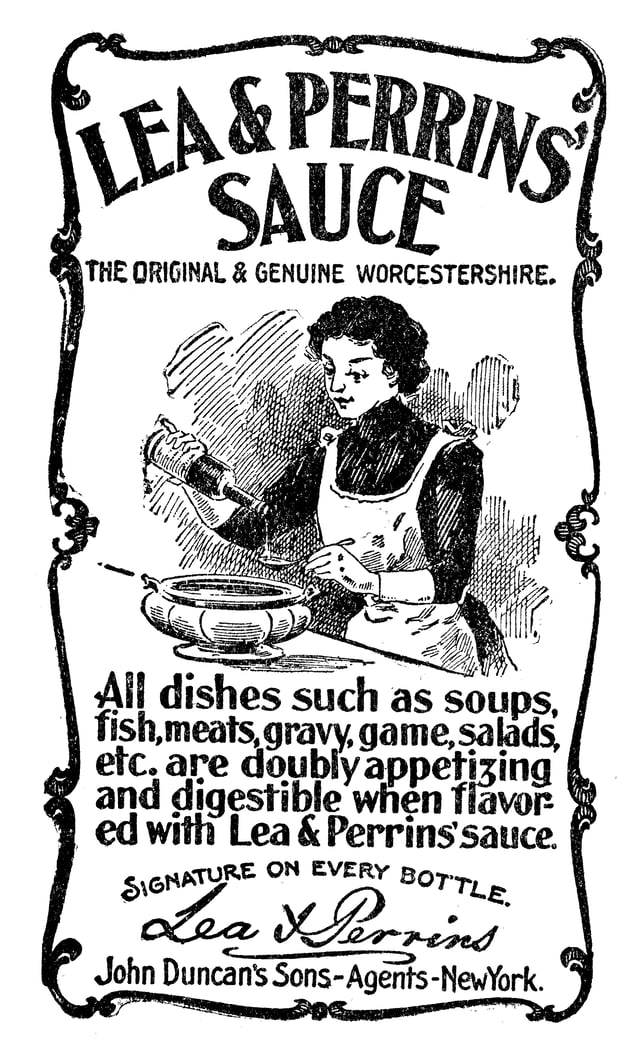 Lea & Perrins advertisement (1900)